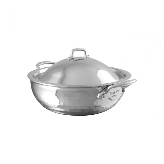 Mauviel M'ELITE Hammered traktörpanna med lock 2,1 qt