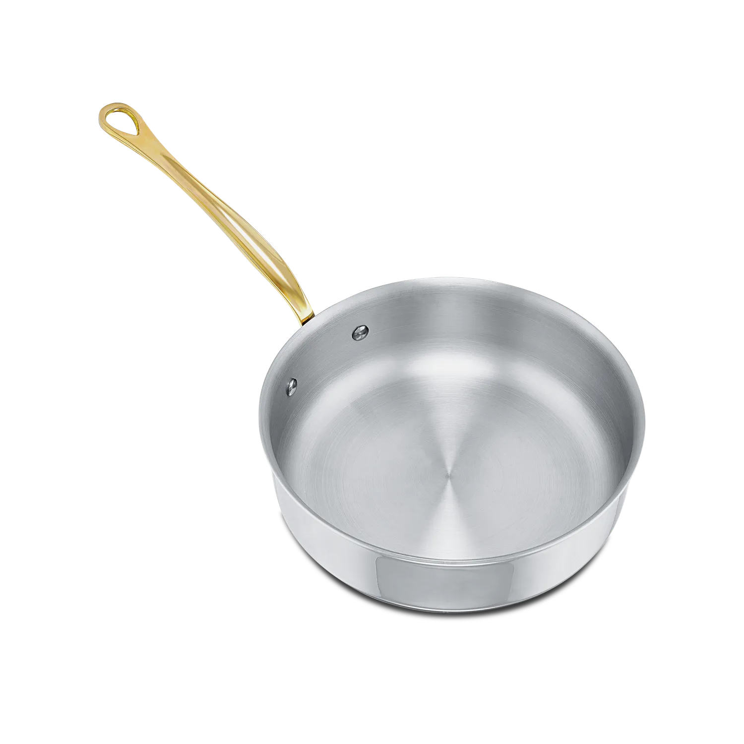 Mauviel M'Cook B sauteuse 5-ply med lock mässing