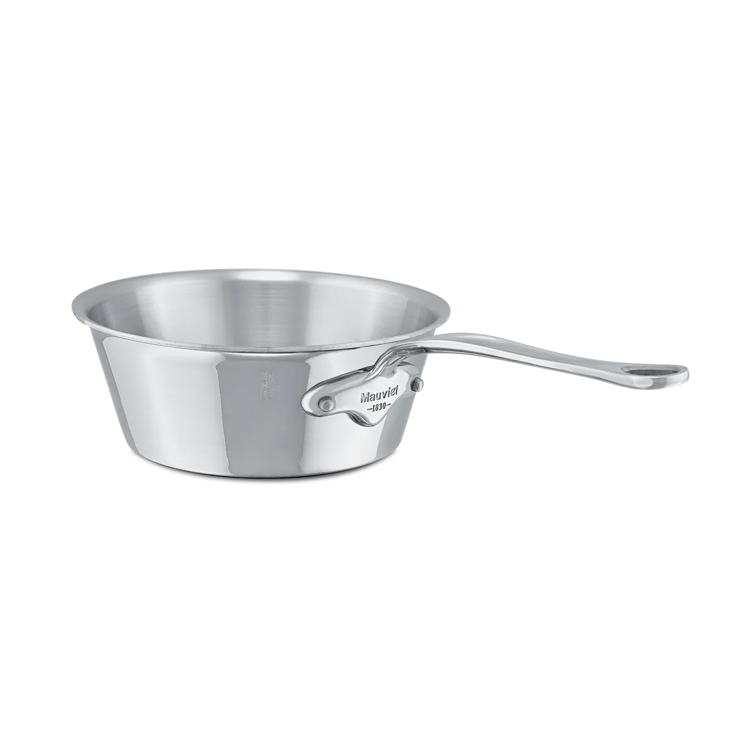 Mauviel M'Cook trakterpanna med lock 20 cm 1,8 liter rostfri