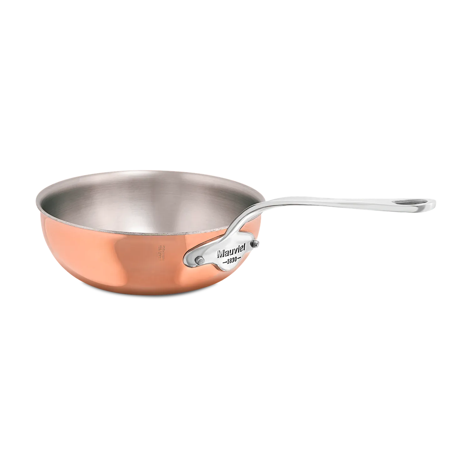 Mauviel M'6 S traktörpanna med lock 3,4 Qt induktion koppar