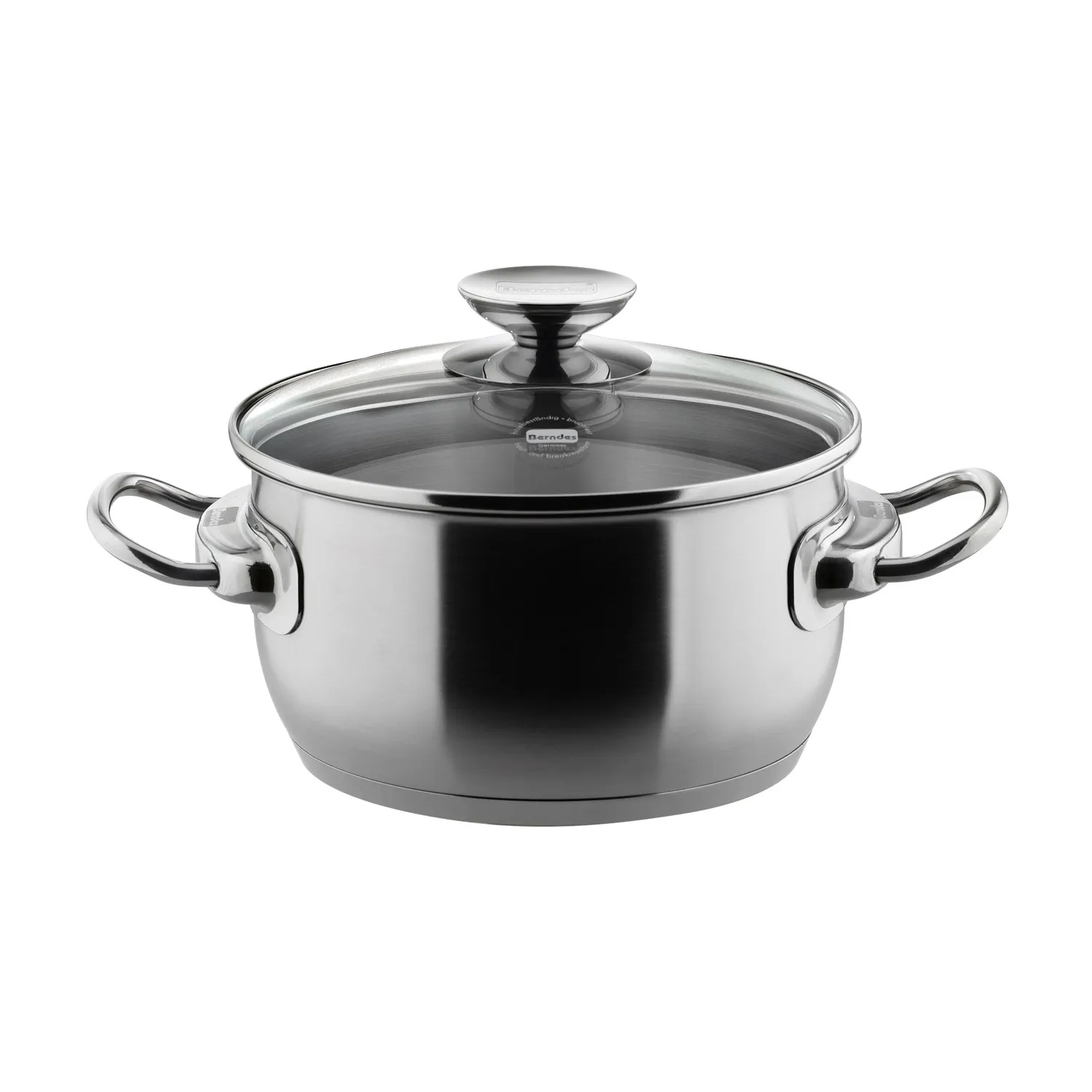 Berndes Injoy kastrull glaslock 20 cm rostfri obelagd