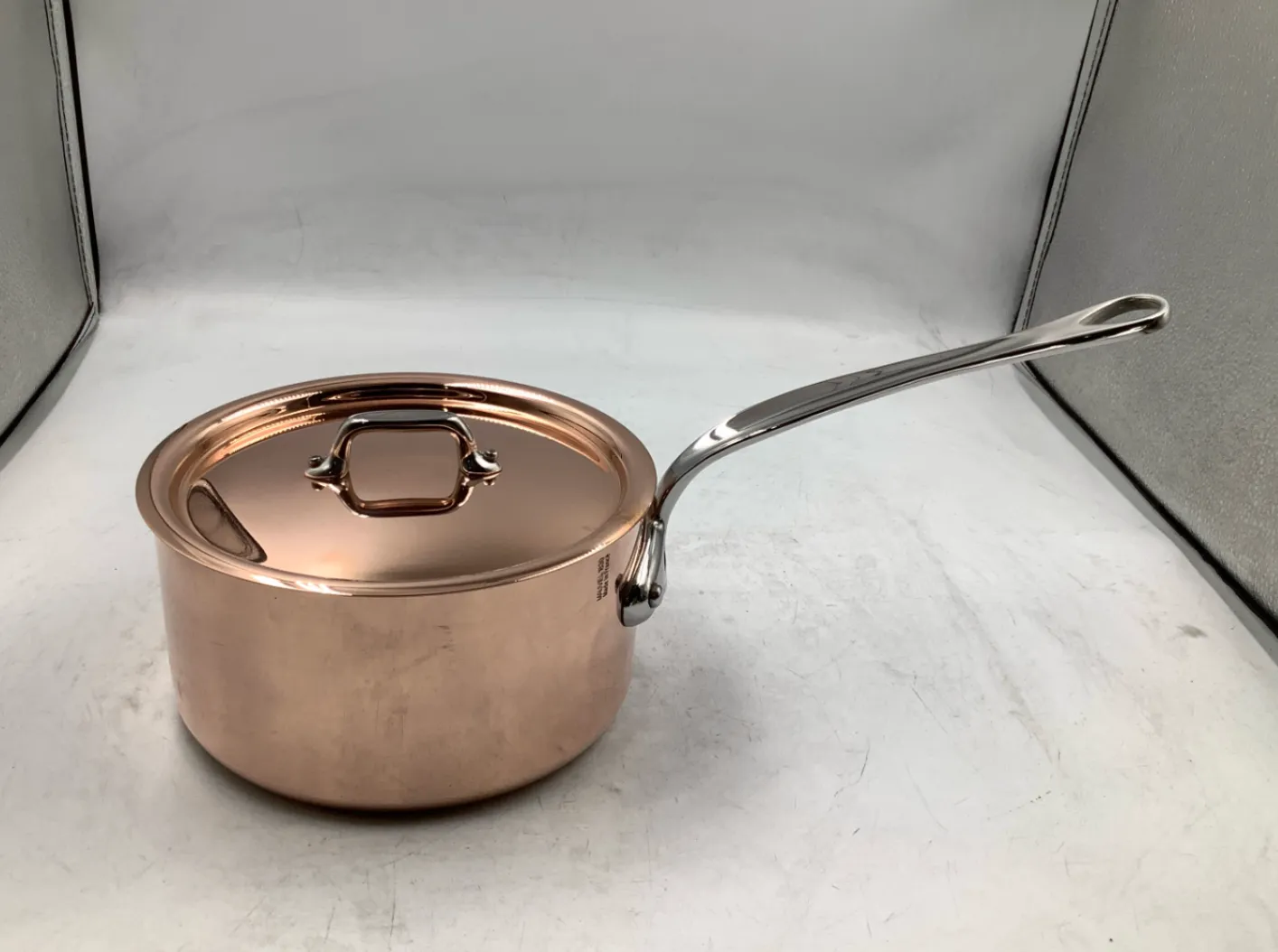 Mauviel M'Heritage M'150S kopparkastrull 1,8L lock