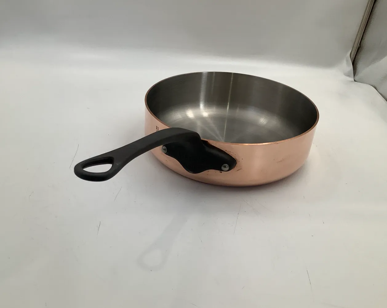 Mauviel M'Heritage 250CI sautepanna med lock 3,1 l koppar