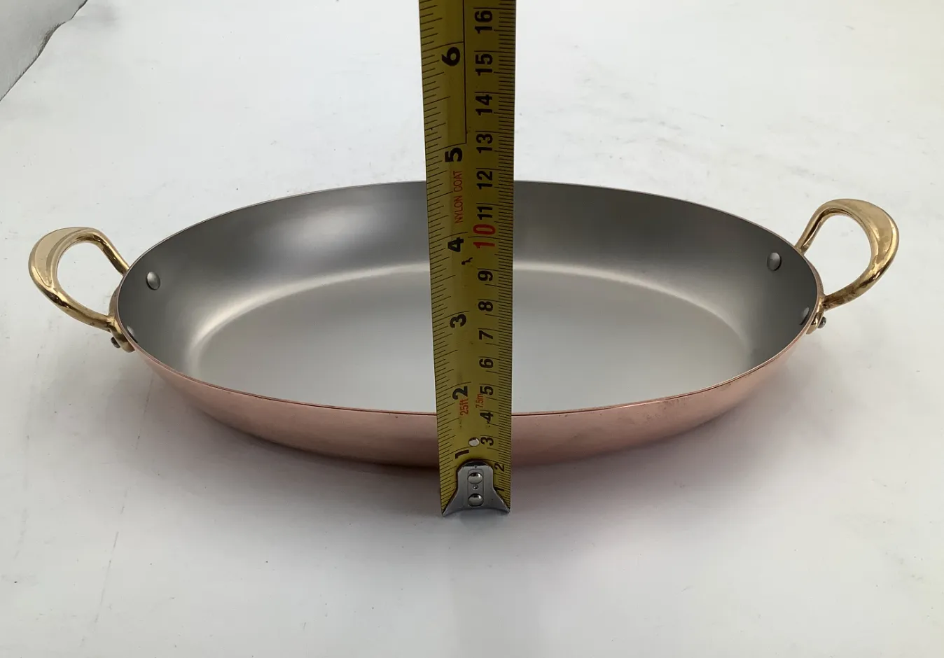 Mauviel M'Héritage M'150B gratängform koppar oval 25 cm