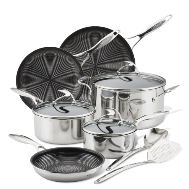 Circulon SteelShield 11-delars kastrullset rostfri nonstick