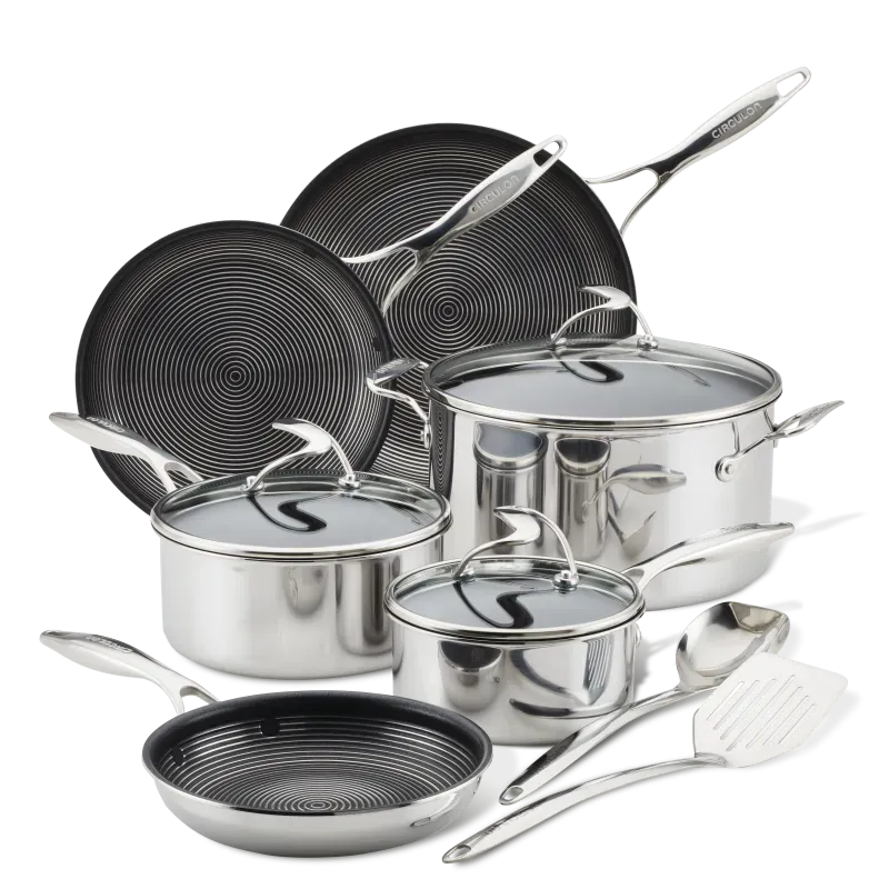 Circulon SteelShield 11-delars kastrullset rostfri nonstick