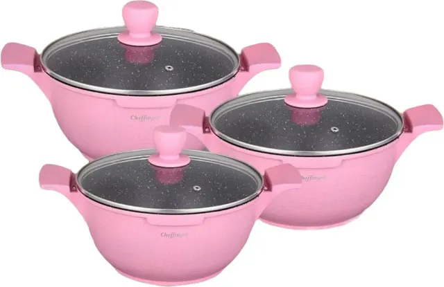 Cheffinger CF-LC01 gryta rosa
