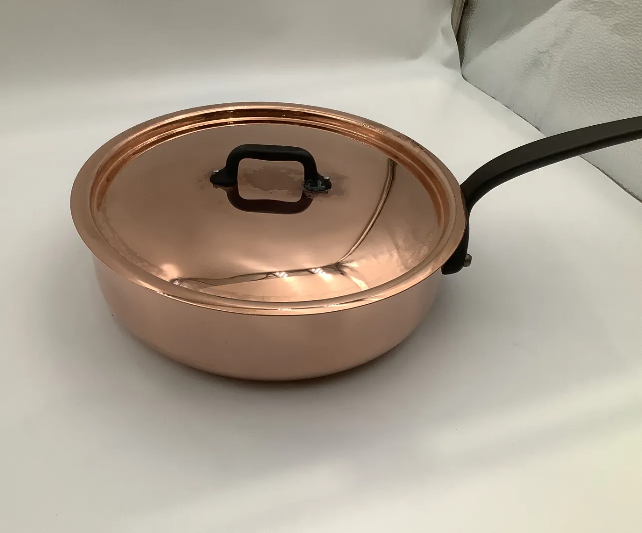 Mauviel M'Héritage 150CI sautépanna 24 cm koppar