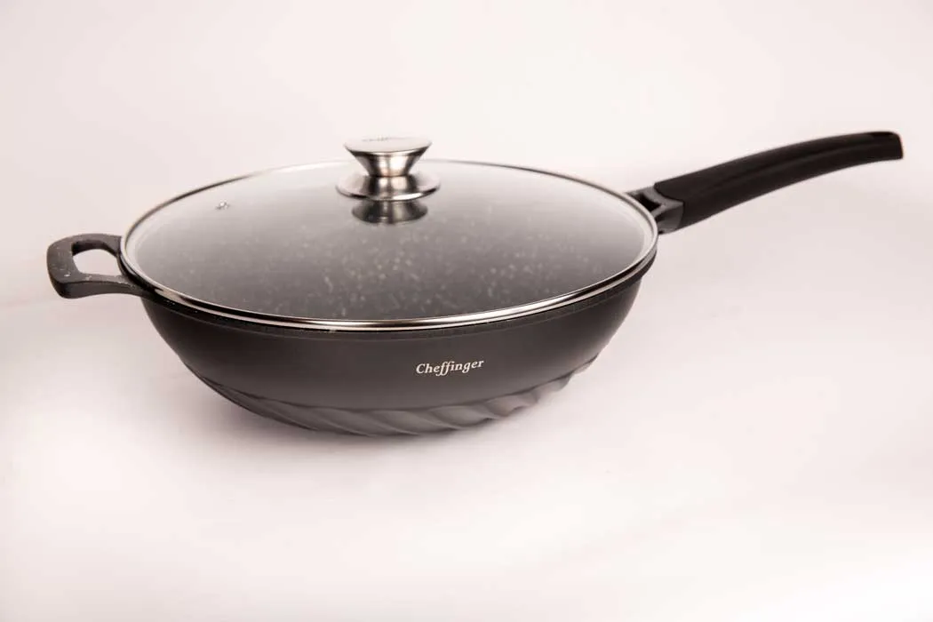 Cheffinger CF-DW32 wokpanna 32 cm induktion
