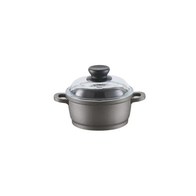 Berndes Bonanza gryta 24 cm gjutaluminium med glaslock