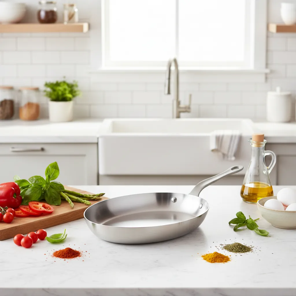 Mauviel M'Cook SB oval stekpanna rostfri induktion