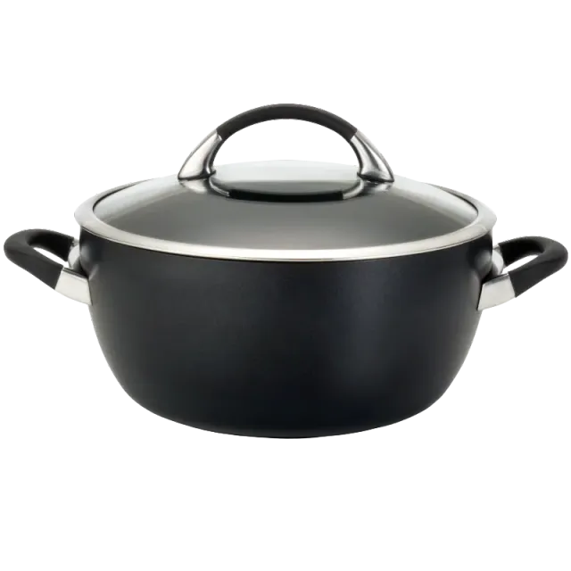 Circulon Symmetry 5.5-Quart gryta svart induktion