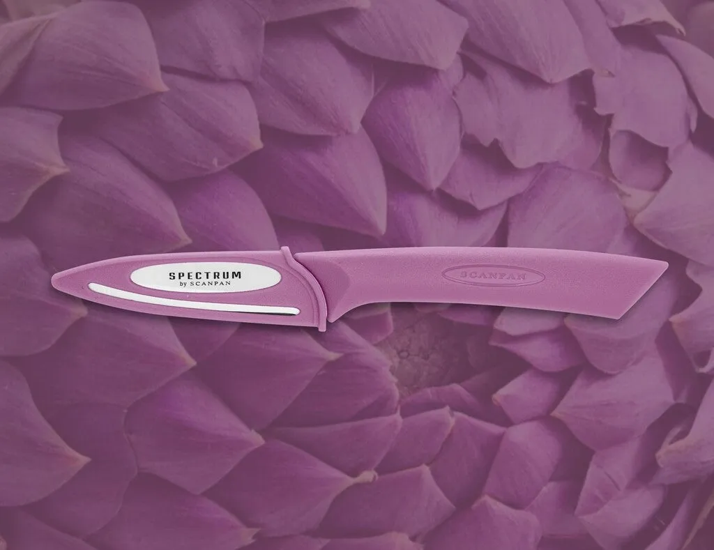 SCANPAN Spectrum skal kniv 8 cm svart med eggskydd