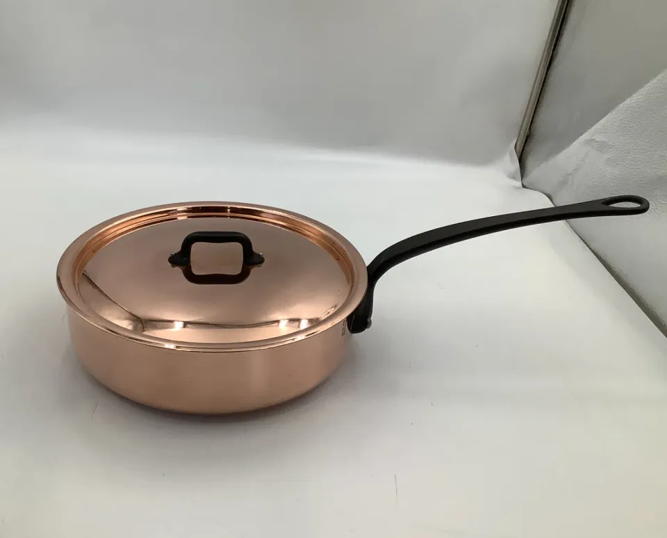Mauviel M'Héritage 250CI sautépanna koppar 3,1 l med lock