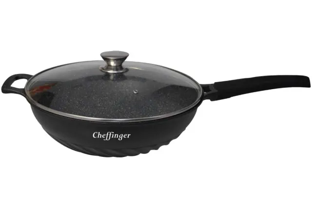 Cheffinger CF-DW32 wokpanna 32 cm induktion