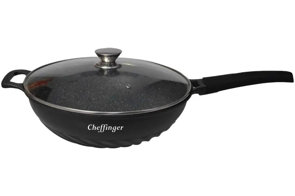 Cheffinger CF-DW32 wokpanna 32 cm induktion