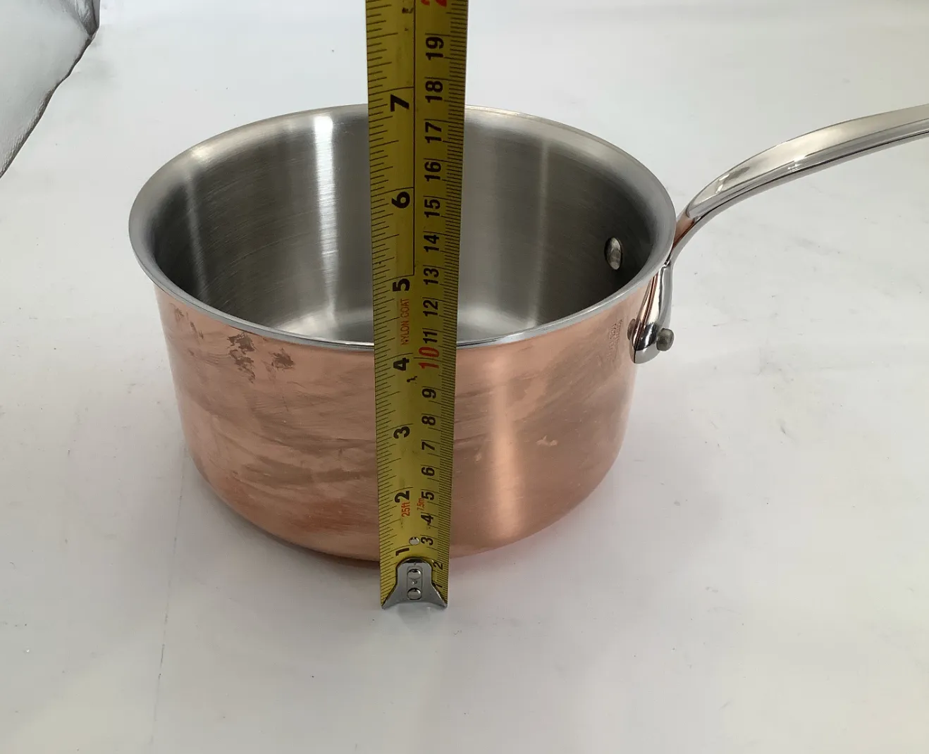Mauviel M'Triply S kastrull glaslock 2,5 L koppar