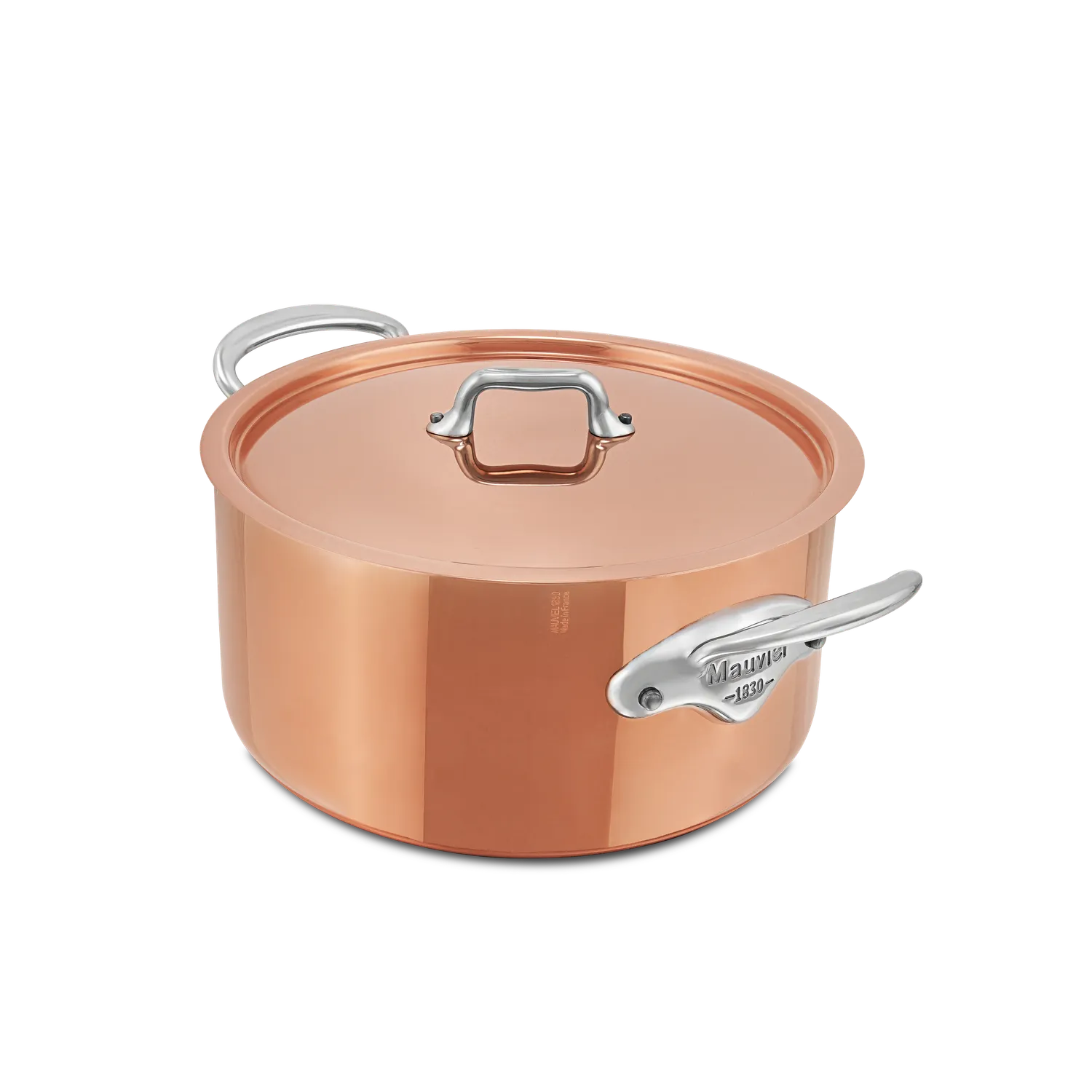 Mauviel M'3 S gryta koppar 6 liter lock