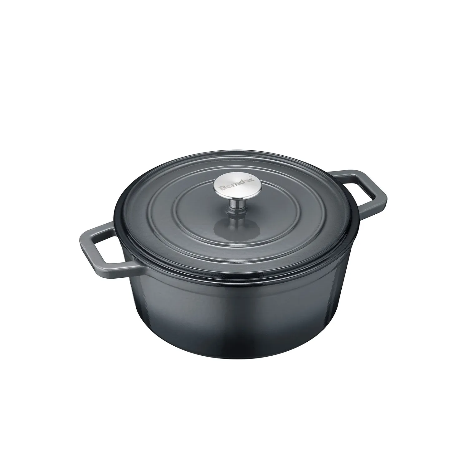 Berndes b.iron 20 cm gjutjärnsgryta svart/grå