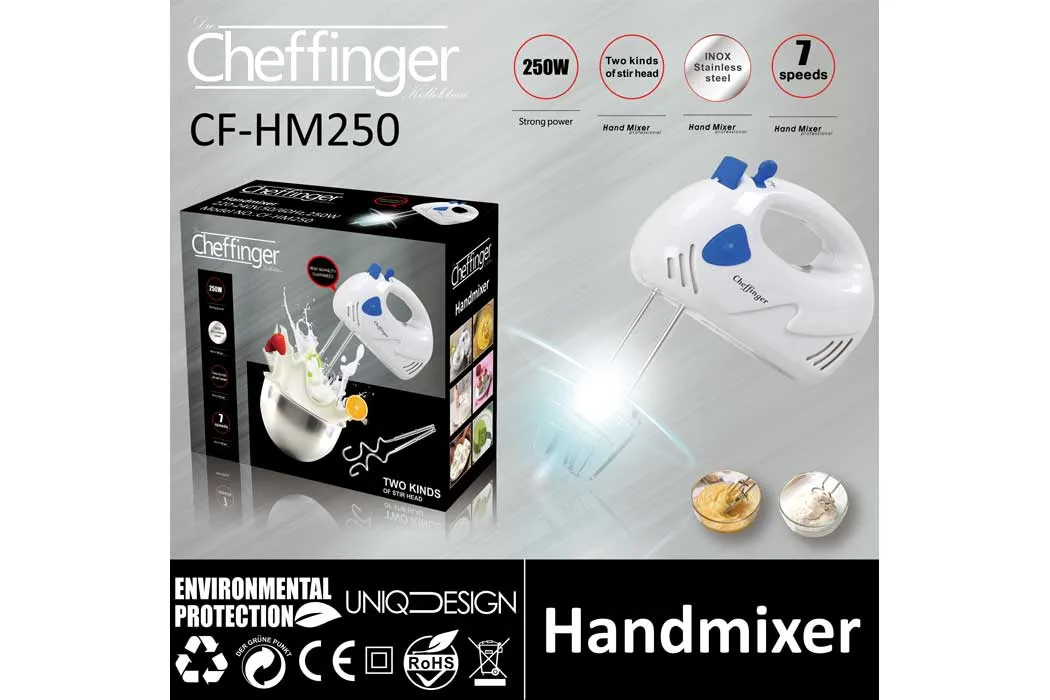 Cheffinger CF-HM250 hamburgerpress manuell