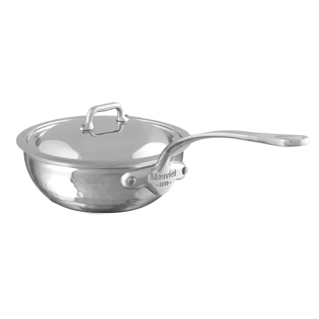 Mauviel M'Elite sauteuse välvt lock 3,2 L rostfri