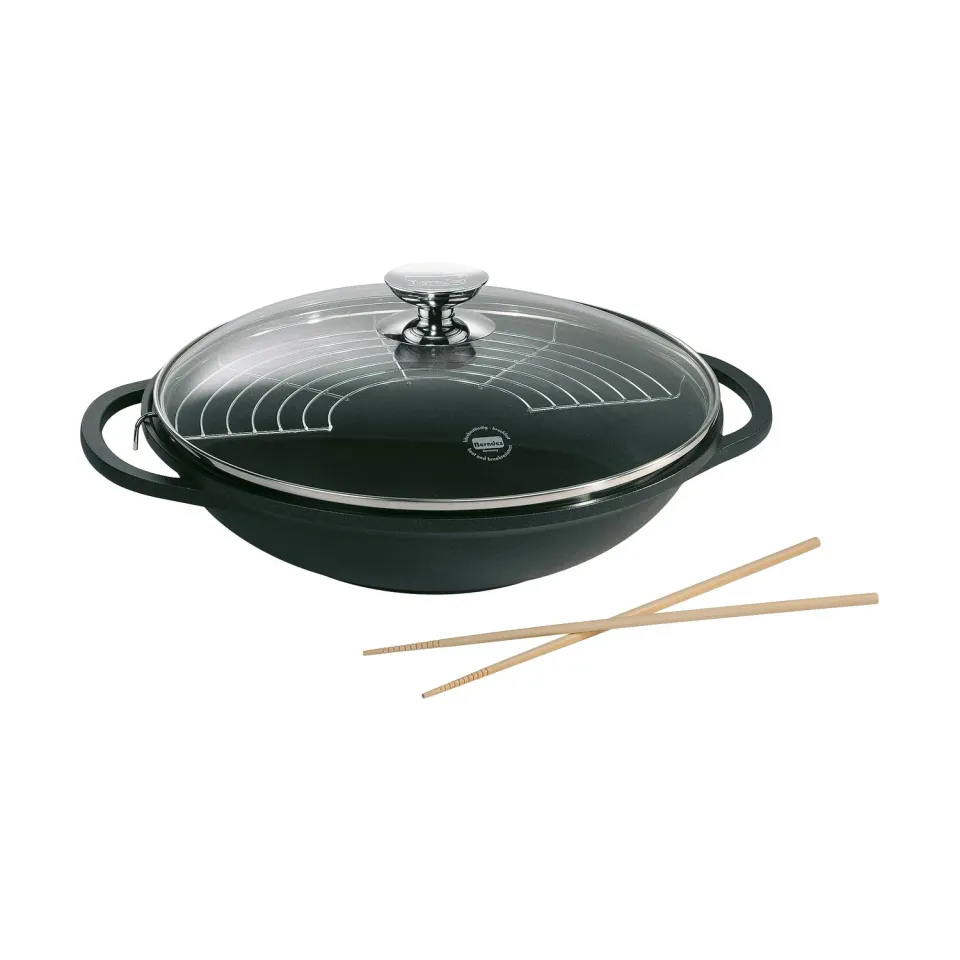 Berndes Vario Click wok 32 cm med lock gjutaluminium