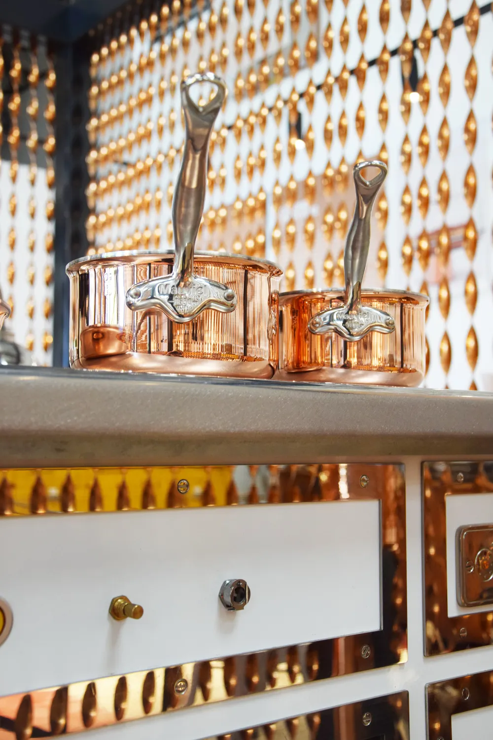 Mauviel M'6 S Induction kastrull koppar 0,9 qt
