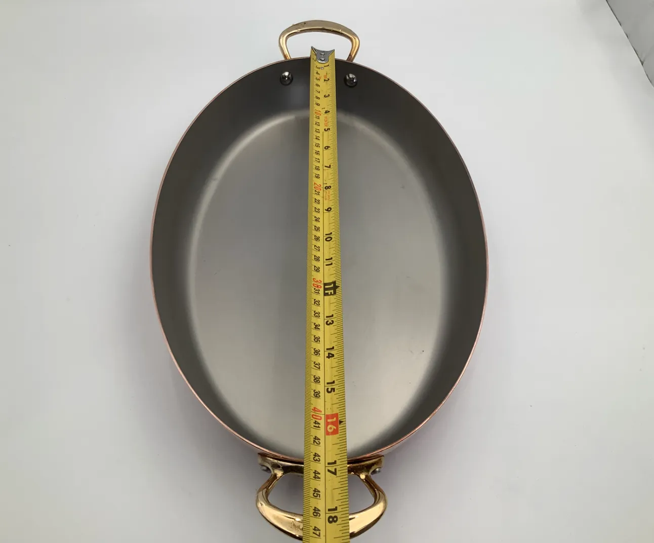 Mauviel M'Heritage M150 B gratängform koppar oval 40 cm