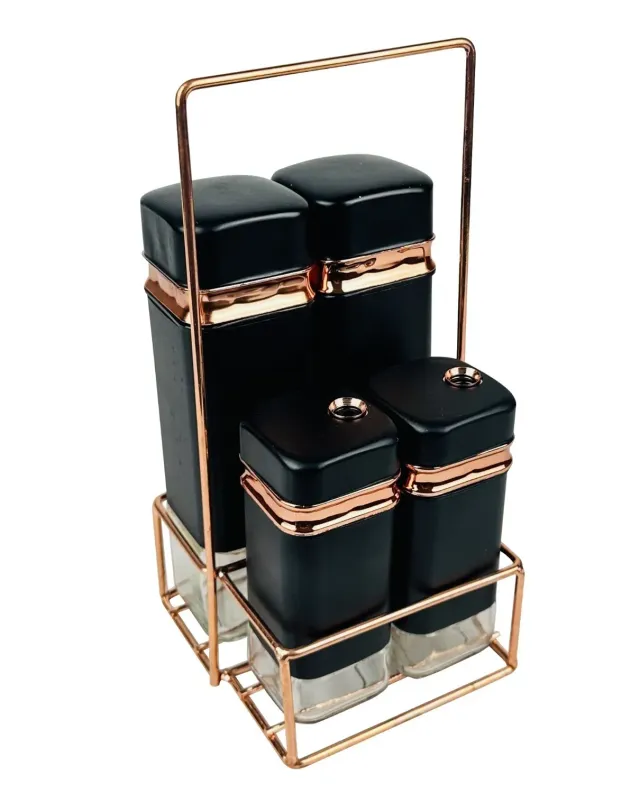Cheffinger CF-GCJ4 glasburkar 4-pack – förvaring