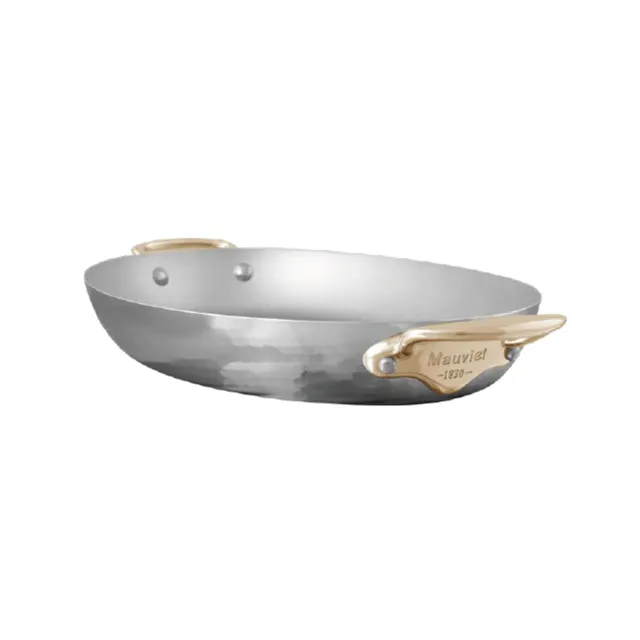 Mauviel M'Elite B oval stekpanna hamrad 5-lager