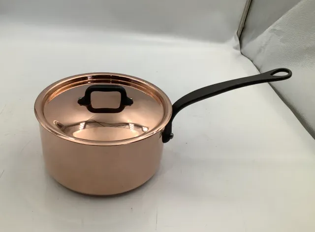 Mauviel M'Héritage M'250C kastrull med lock 2,5 L koppar