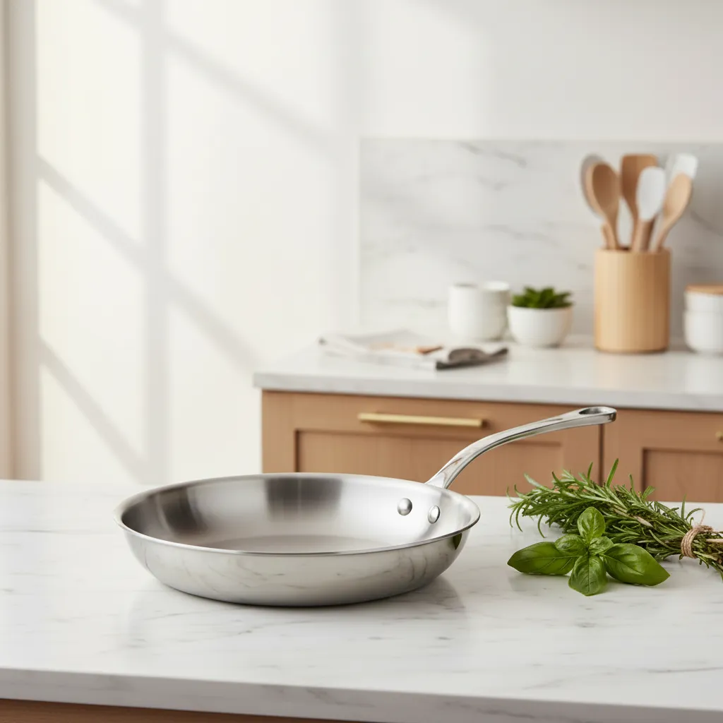 Mauviel M'Cook stekpanna rostfri 5-ply induktion