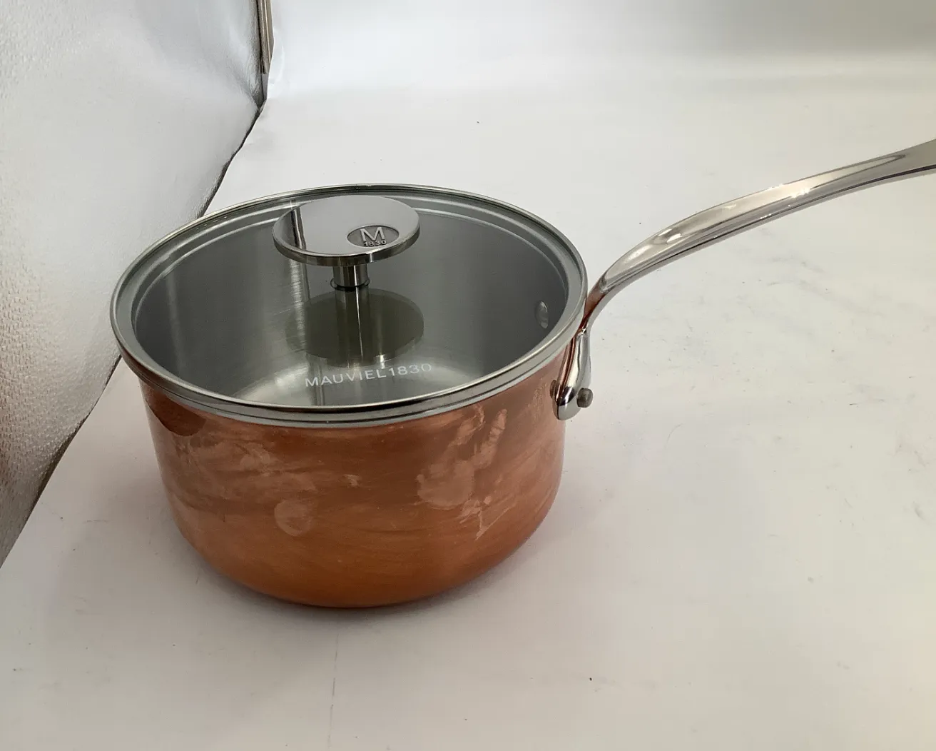 Mauviel M'Triply S kastrull 2,6 qt koppar