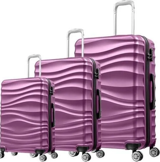 Cheffinger CF-ABS04 skärbrädor 4-pack lila plast