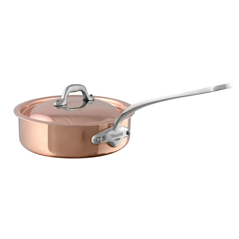 Mauviel M'Héritage M'150 S sauteuse koppar med kupollock