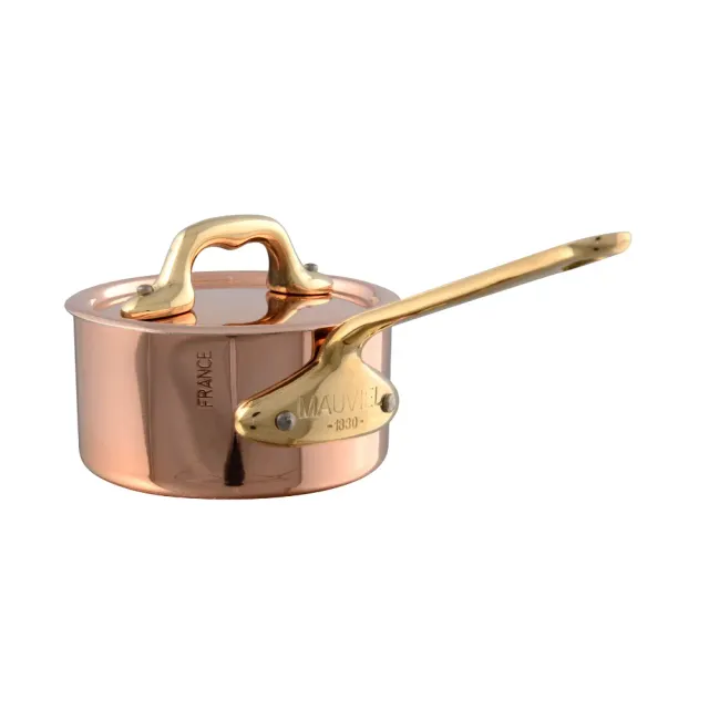 Mauviel M Minis minikastrull med lock 0,3 liter koppar