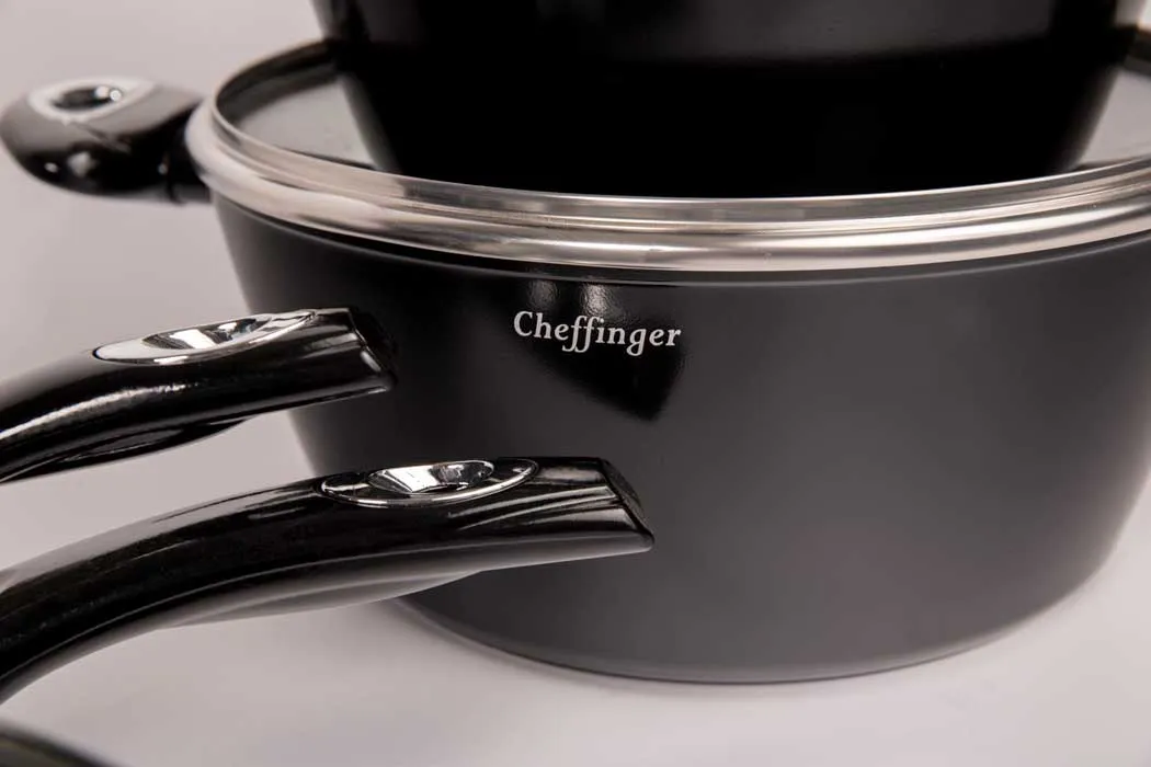 Cheffinger CF-FA1010 stekpanna svart induktion