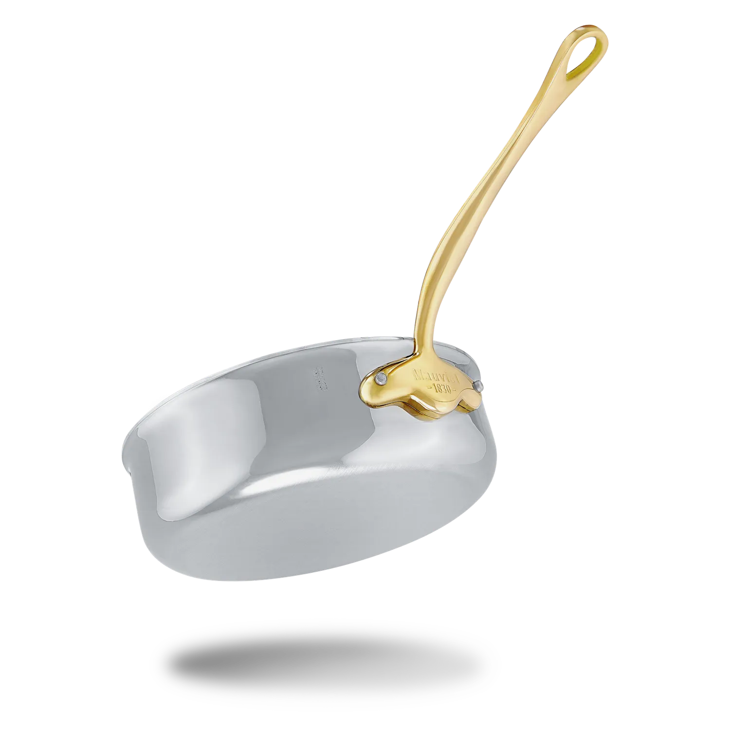 Mauviel M'Cook B sauteuse 5-ply med lock mässing