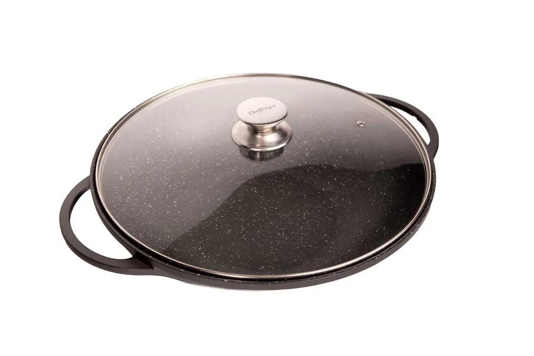 Cheffinger CF-DW36 wokpanna 36 cm gjutjärn