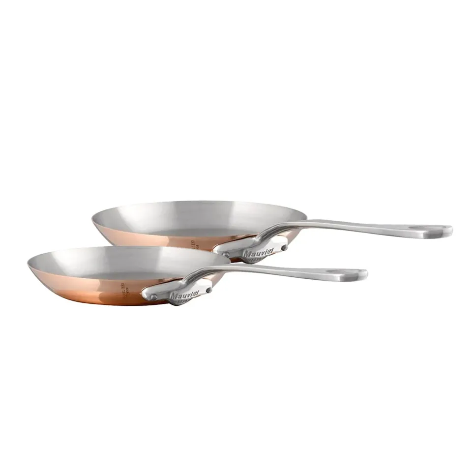 Mauviel M'Héritage M'150 S stekpannor koppar 2-pack