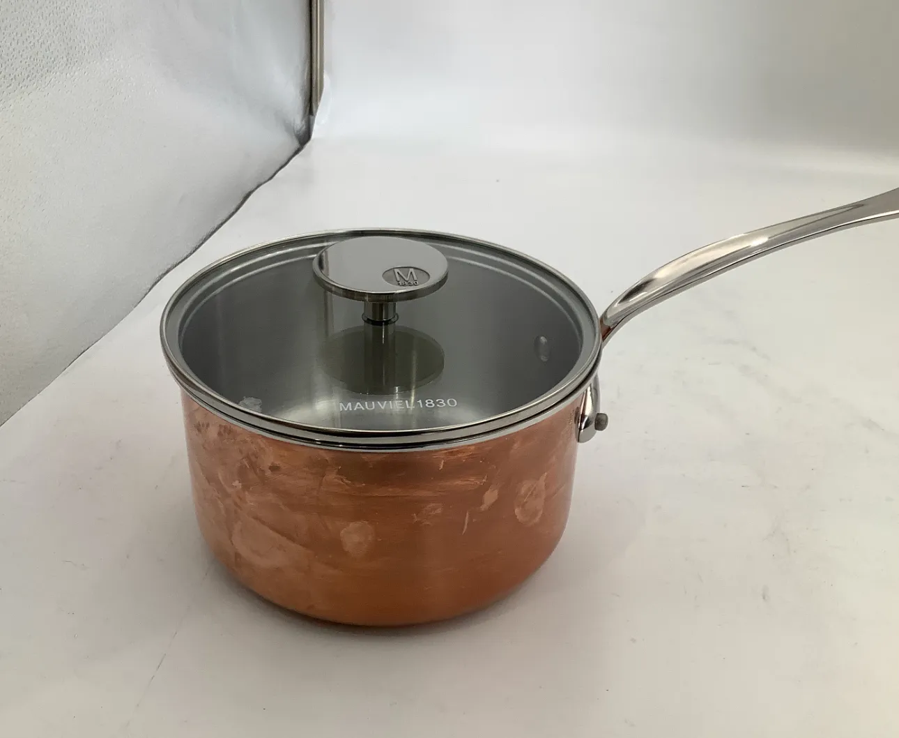 Mauviel M'Triply S kastrull 2,5 liter koppar