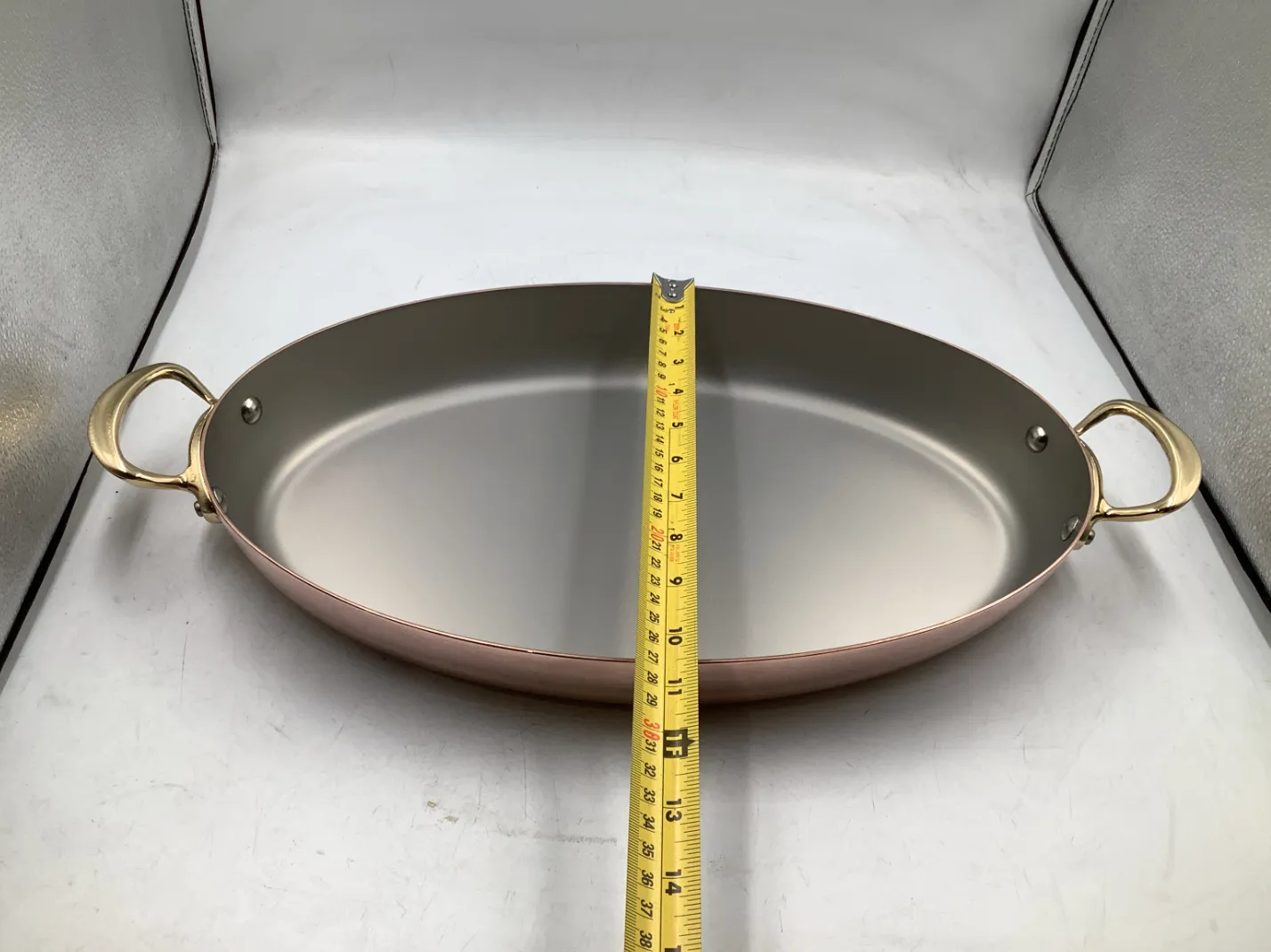 Mauviel M'Heritage M150B gratängform oval 40 cm koppar