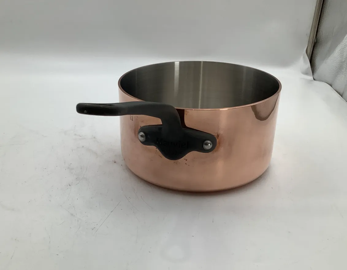 Mauviel M'Héritage M'250C kastrull koppar 2,5 l med lock