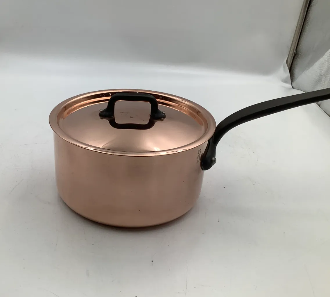 Mauviel M'Héritage M'250C kastrull koppar 2,5 l med lock