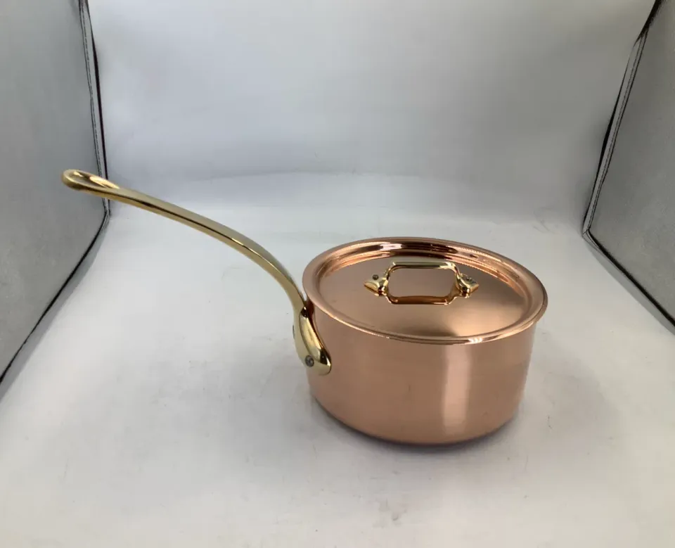 Mauviel M'Heritage M'200 B kastrull med lock 1,7 l koppar