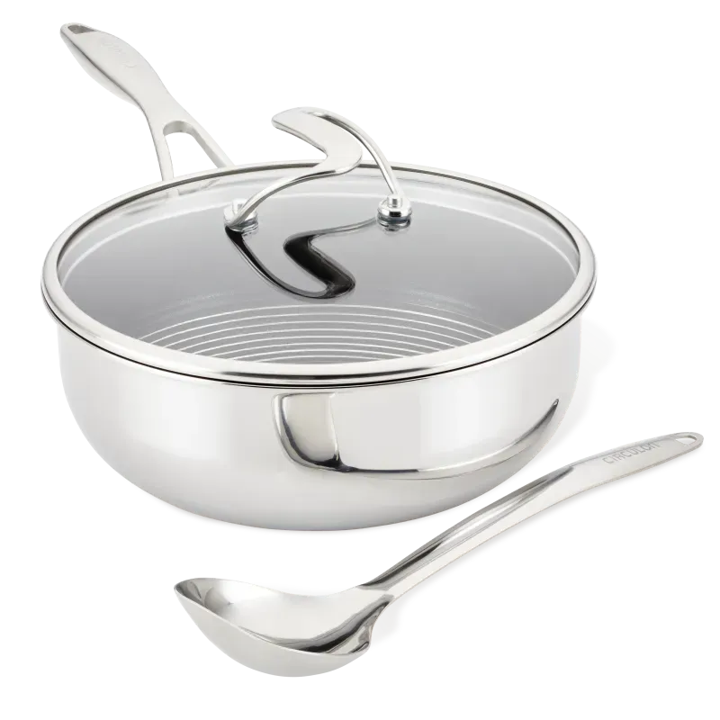 Circulon SteelShield kockpanna 3,3 L rostfri med lock