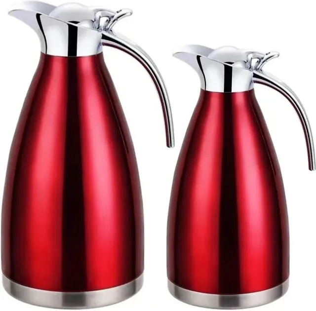 Cheffinger CF-Flask Set termos 1+1,5 L röd