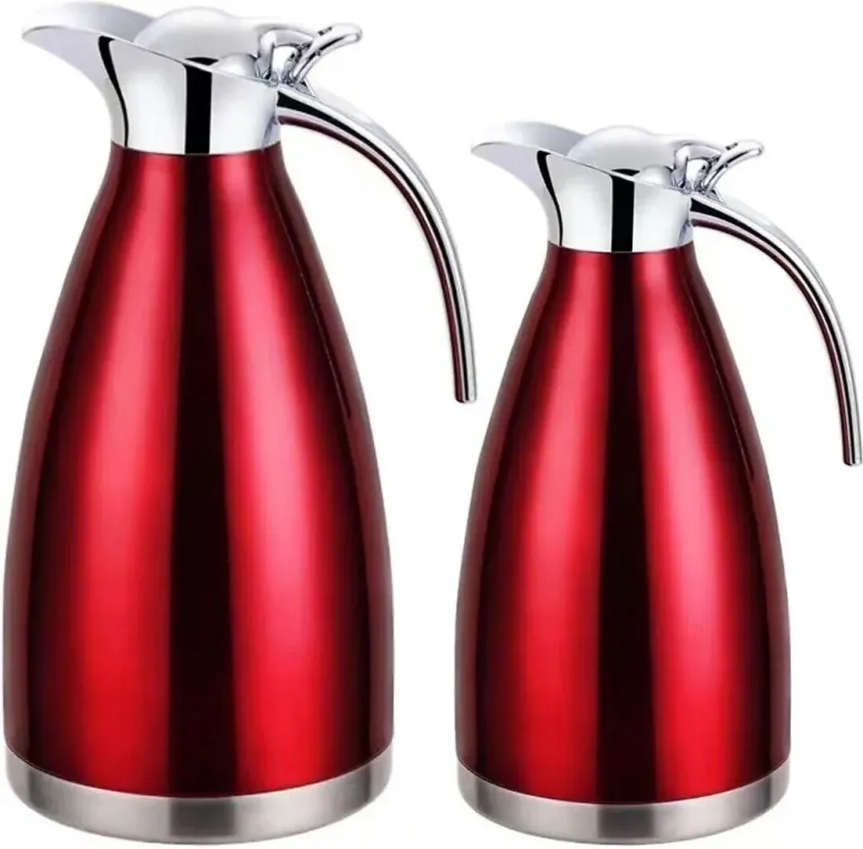 Cheffinger CF-Flask Set termos 1+1,5 L röd