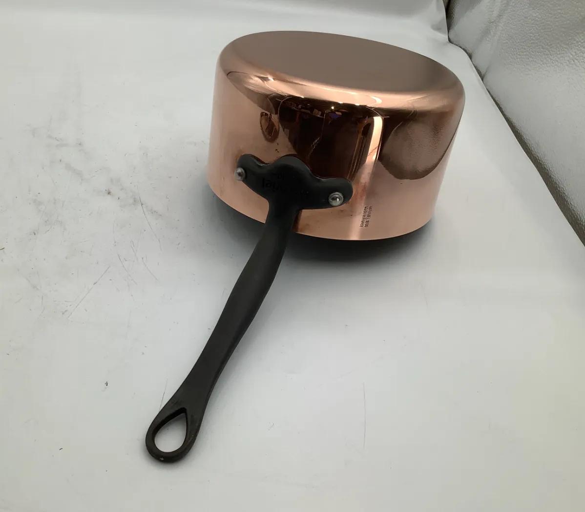 Mauviel M'Héritage M'250C kastrull koppar 2,5 l med lock
