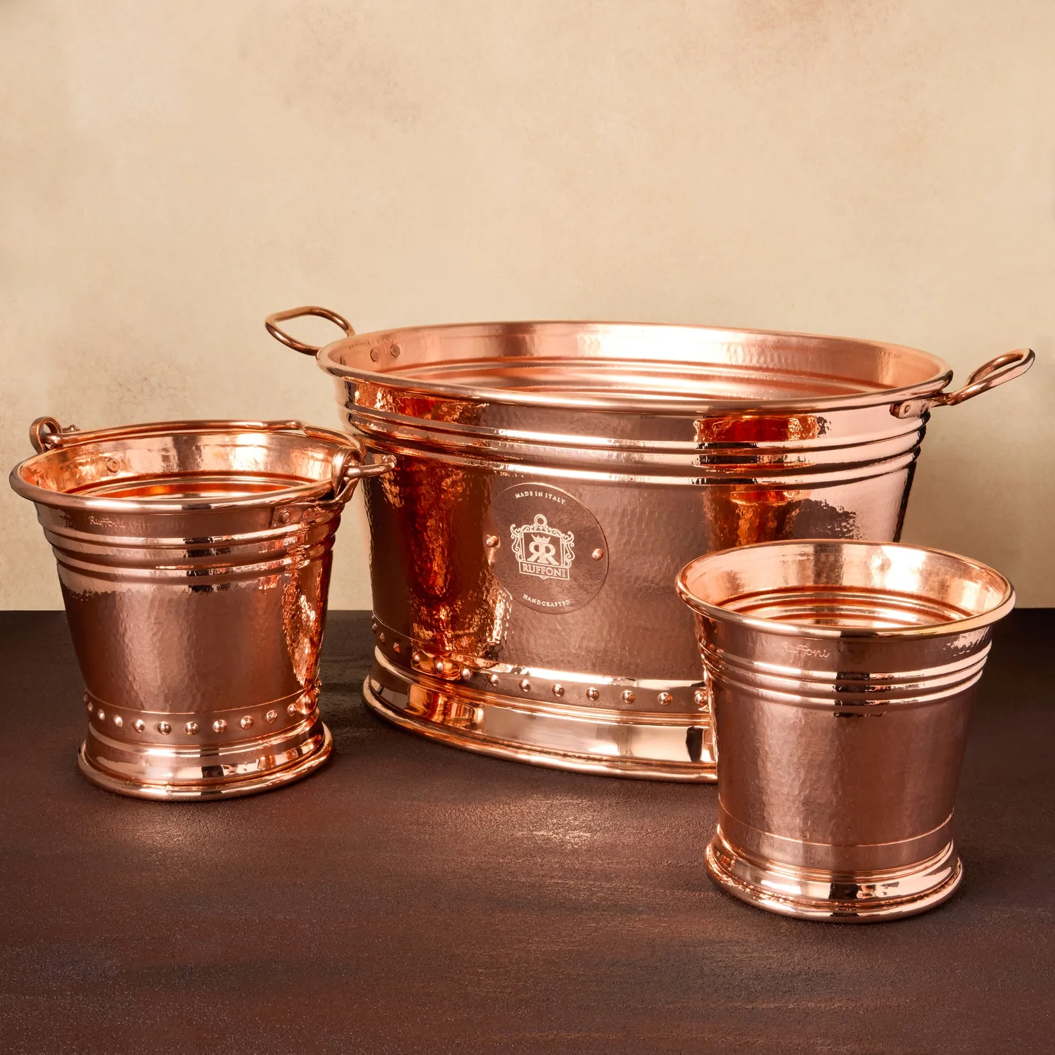 Ruffoni Wine Bucket vinhink 24 cm koppar